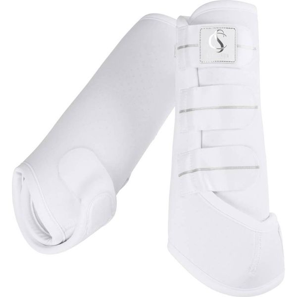 Eskadron Pro Dressage Hind Gaiters Bianco Classic Sports 25 F/S, Taglia:W-image