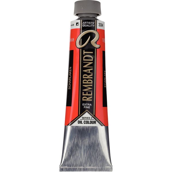 Rembrandt Colore A Olio In Tubetto 40 Ml Scarlatto 334-image