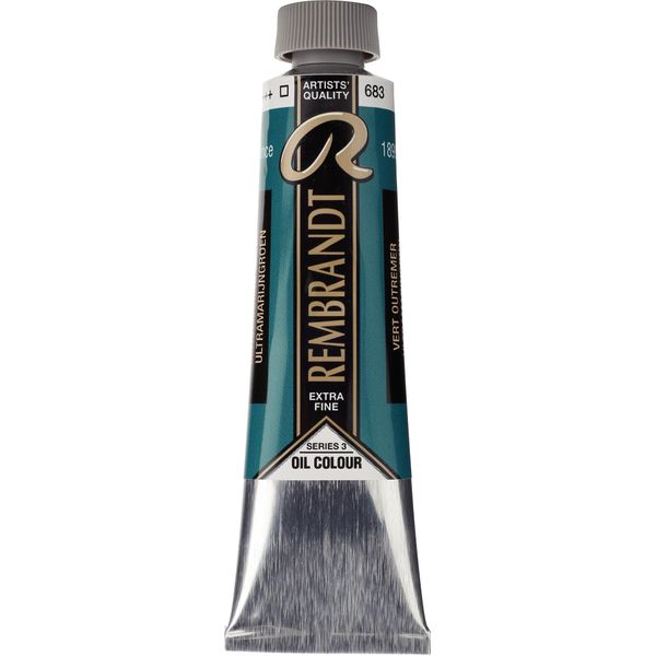Vernice Ad Olio Rembrandt In Tubetto 40 Ml, Verde Oltremare 683-image