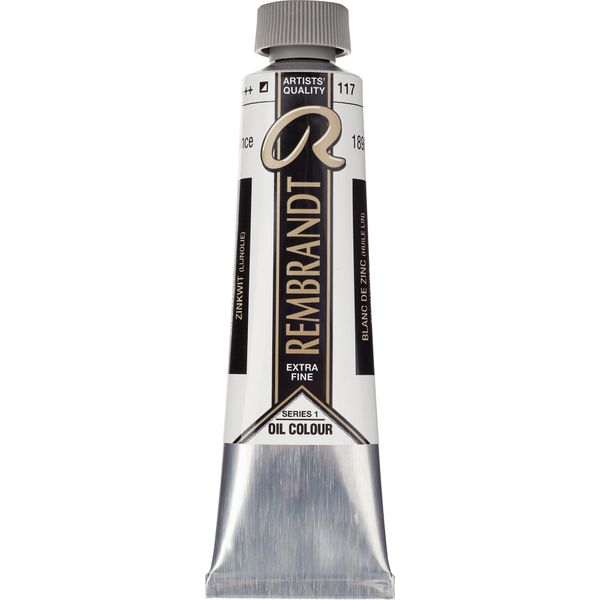 Rembrandt Olio In Tubetto 40 Ml Bianco Di Zinco (Olio Di Lino) 117-image