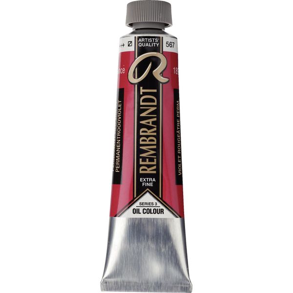 Rembrandt Pittura Ad Olio In Tubo 40 Ml Rosso Violetto Permanente 567-image