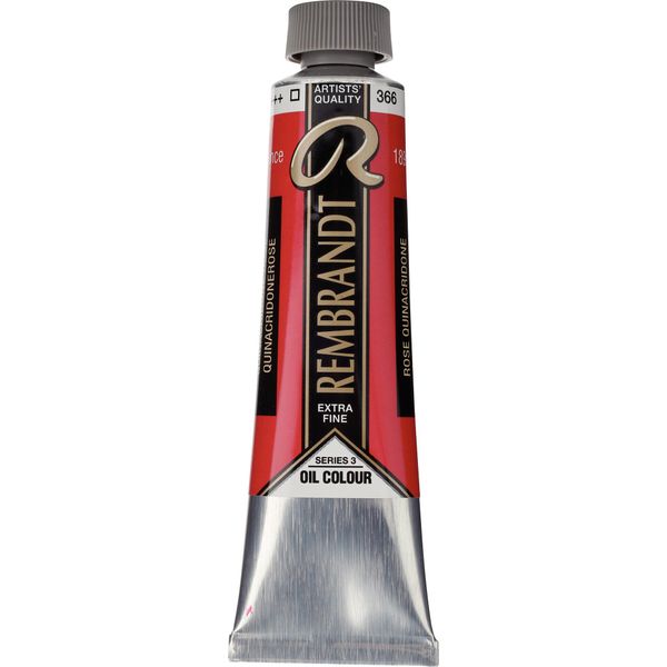 Rembrandt Colore Ad Olio In Tubetto 40 Ml Quinacridone Rosa 366-image