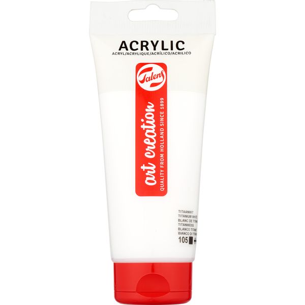 Talens Art Creation Tubo Di Colore Acrilico 200 Ml Bianco Titanio 105-image
