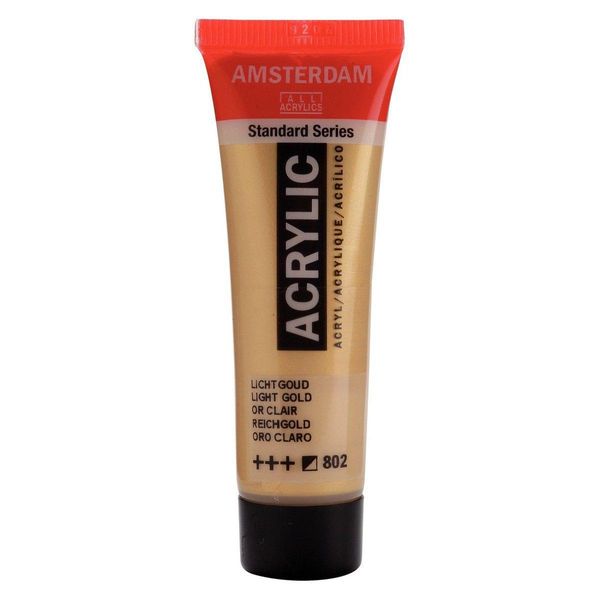 Amsterdam Serie Standard Tubo Di Vernice Acrilica 20 Ml Oro Ricco 802-image
