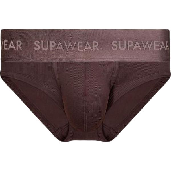 Supawear - Intimo Da Uomo Slips - Ribbed Brief Peppercorn - 1X Taglia M-image