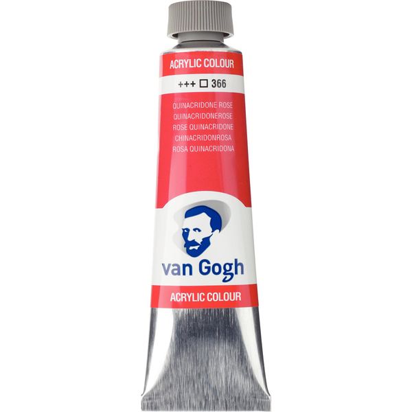 Van Gogh 22053660 Vernice Acrilica Quinacridone Rose 40 Ml 1 Pz-image