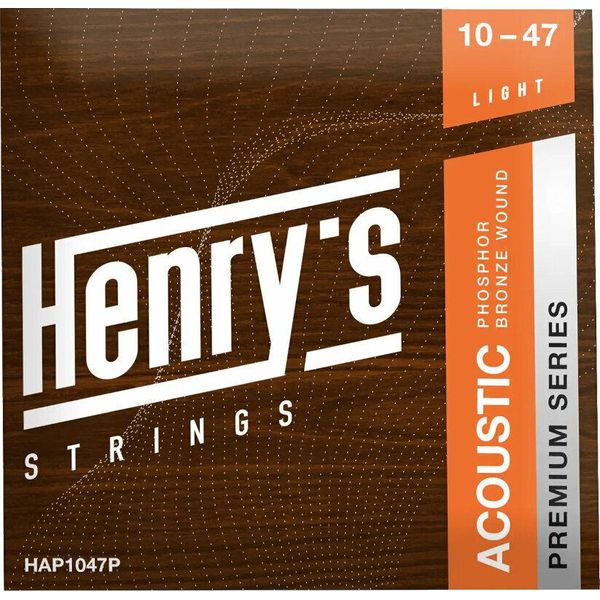 Corde Per Chitarra Acustica Henry's Phosphor Premium 10-47-image