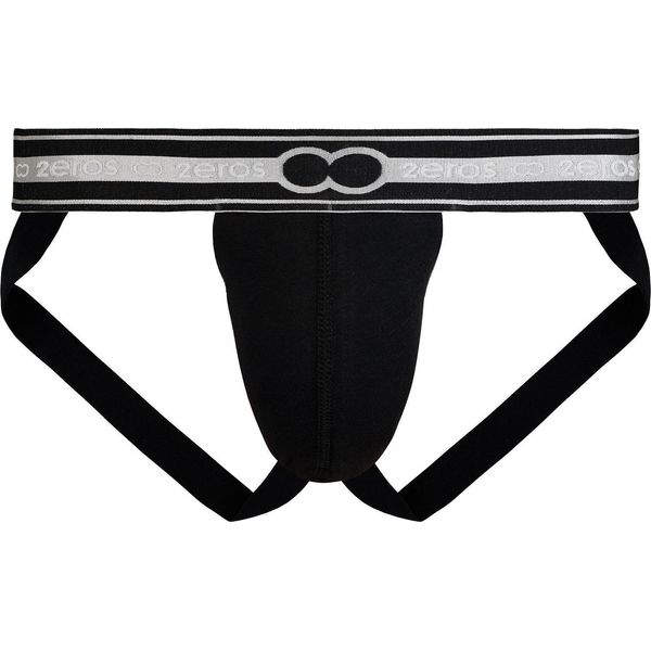 2EROS - Intimo Da Uomo Sospensorio - Heracles Jockstrap Black - 1X Taglia L-image