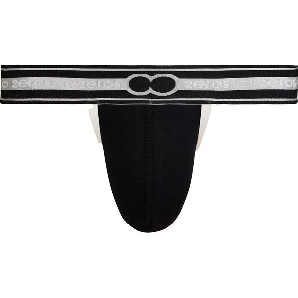2EROS - Intimo Da Uomo Mutandine A Perizoma - Heracles Thong Black - 1X Taglia S-image