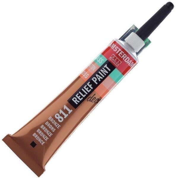 Amsterdam Vernice A Rilievo Tubo 20 Ml Bronzo 811-image