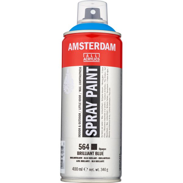 Amsterdam Vernice Spray Bomboletta Altamente Pigmentata 400 Ml Blu Brillante 564-image