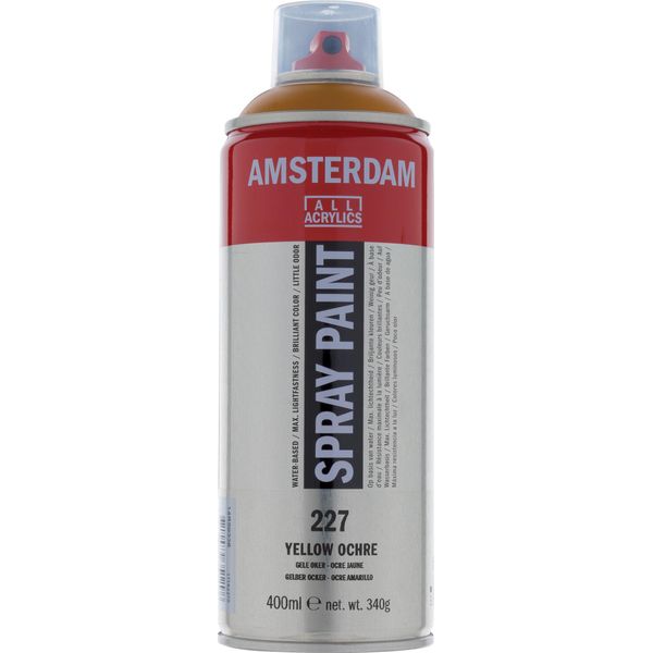 Amsterdam Vernice Spray Bomboletta Spray Altamente Pigmentata 400 Ml Giallo Ocra 227-image