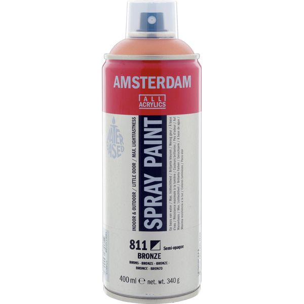 Amsterdam Vernice Spray Bomboletta Altamente Pigmentata 400 Ml Bronzo 811-image