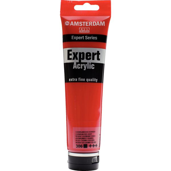 Amsterdam Serie Expert Tubo Di Vernice Acrilica 150 Ml Rosso Cadmio Scuro 306-image