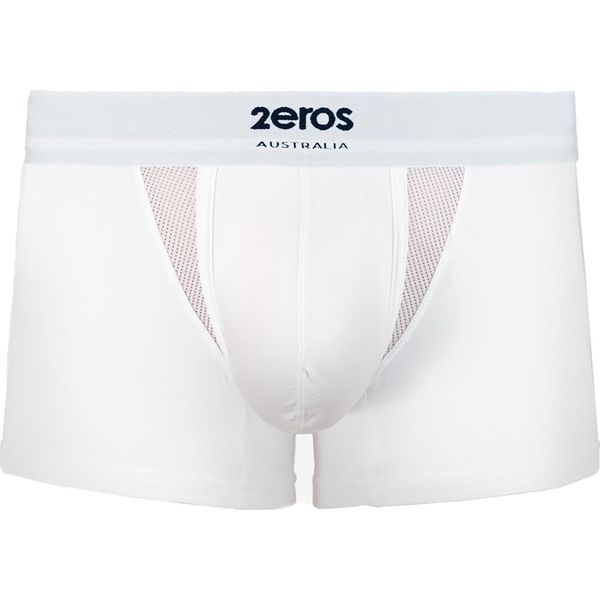 2EROS - Intimo Da Uomo Boxer Corti - Aktiv Cronus Trunk White - 1X Taglia S-image