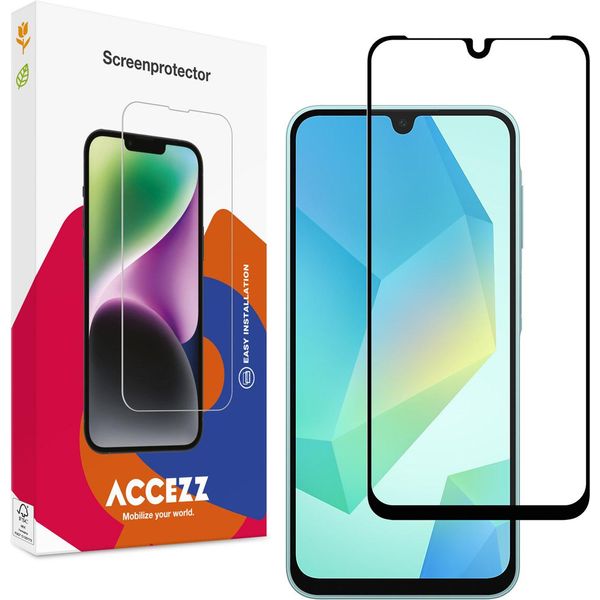 Samsung Galaxy A26 Protezione Dello Schermo: Accezz Gehard Glass Full Cover - Trasparente-image