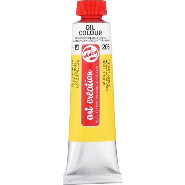 Talens Art Creation Pittura Ad Olio In Tubetto 40 Ml, Giallo Limone (Base), 205-image