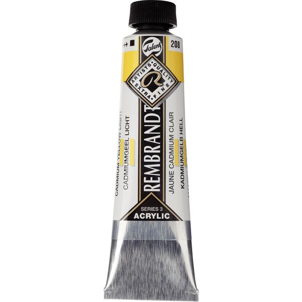 Rembrandt Vernice Acrilica Tubo 40 Ml Giallo Cadmio Chiaro 208-image
