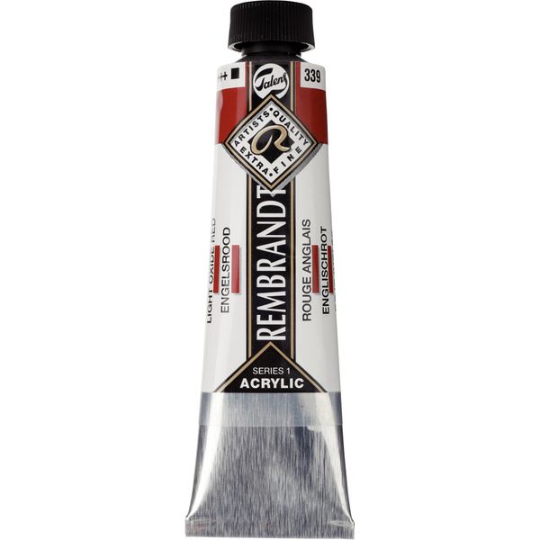 Tubo Di Colore Acrilico Rembrandt 40 Ml Rosso Inglese 339-image
