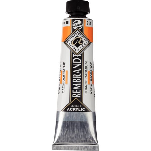 Tubo Di Colore Acrilico Rembrandt 40 Ml Arancio Cadmio 211-image