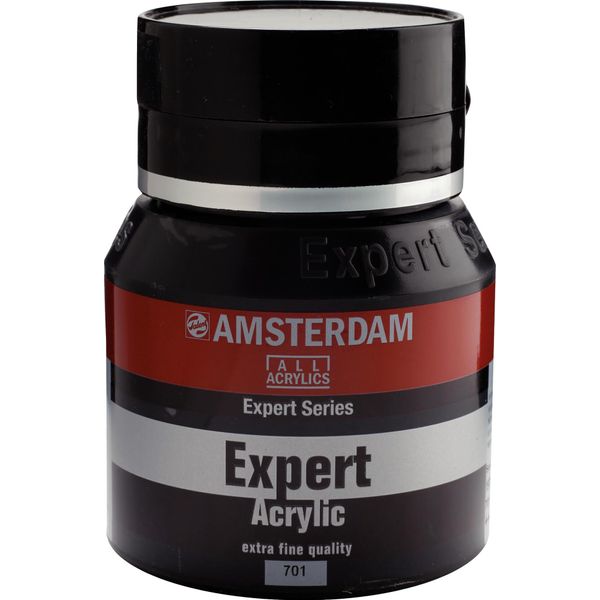 Amsterdam Serie Expert Flacone Di Colore Acrilico 400 Ml Nero Avorio 701-image
