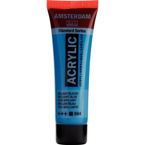Amsterdam Serie Standard Tubo Di Vernice Acrilica 20 Ml Blu Brillante 564-image