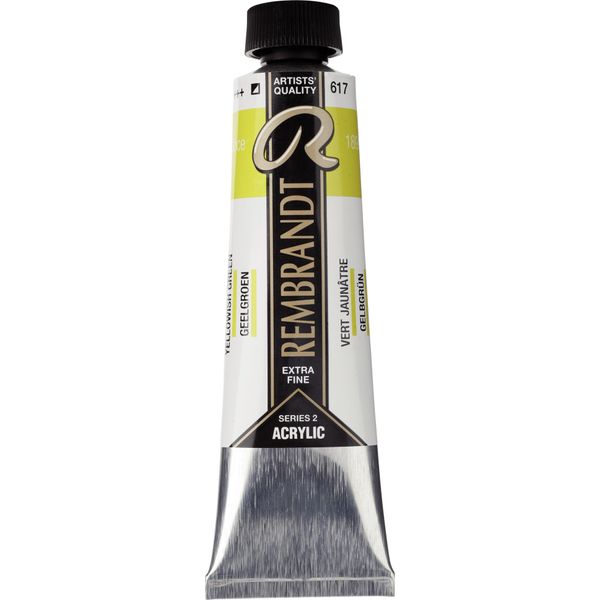 Tubo Di Colore Acrilico Rembrandt 40 Ml Giallo Verde 617-image