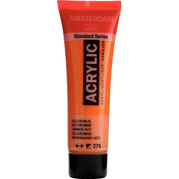 Amsterdam Serie Standard Tubo Di Vernice Acrilica 20 Ml Azo-Arancione 276-image