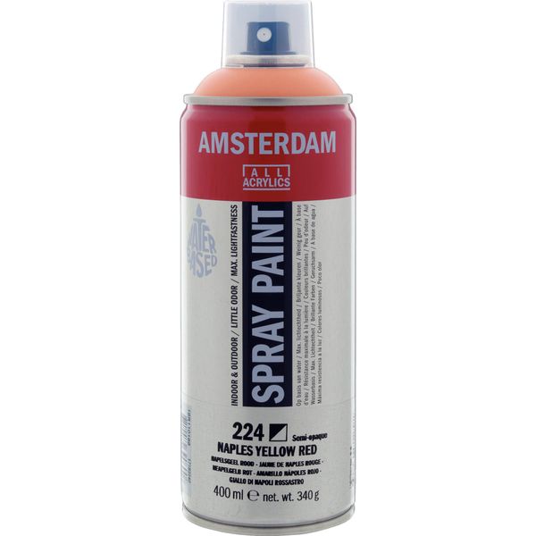 Amsterdam Vernice Spray Bomboletta Altamente Pigmentata 400 Ml Napoli Giallo Rosso 224-image