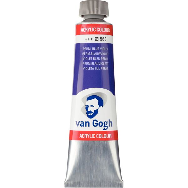 Van Gogh Acrilico Tubo 40 Ml Blu Permanente Viola 568-image