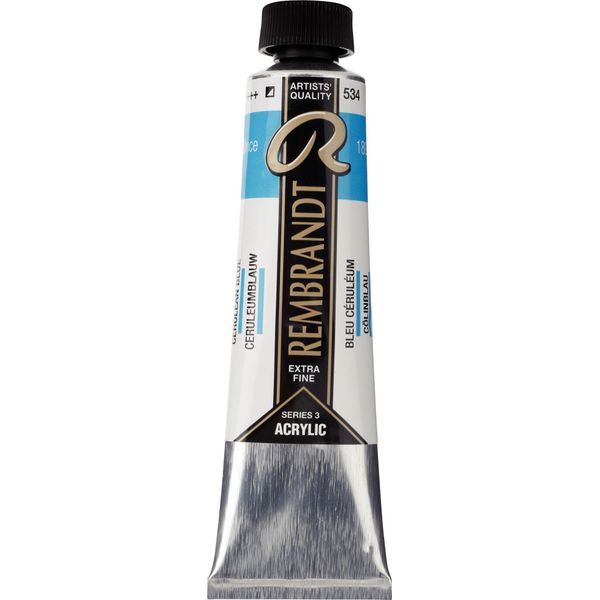 Tubo Di Colore Acrilico Rembrandt 40 Ml Blu CöLin 534-image