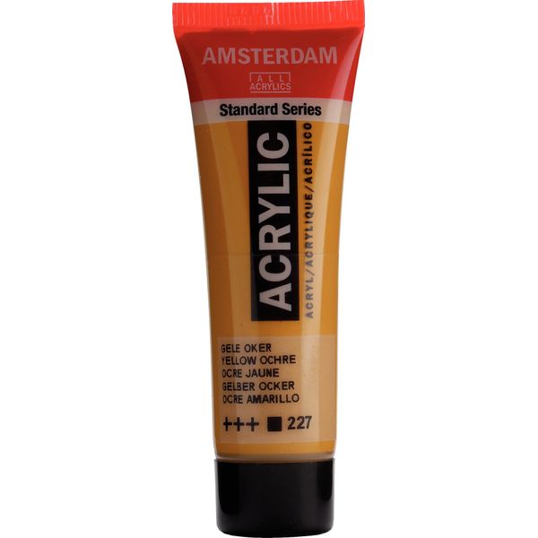 Amsterdam Serie Standard Tubo Di Vernice Acrilica 20 Ml Giallo Ocra 227-image