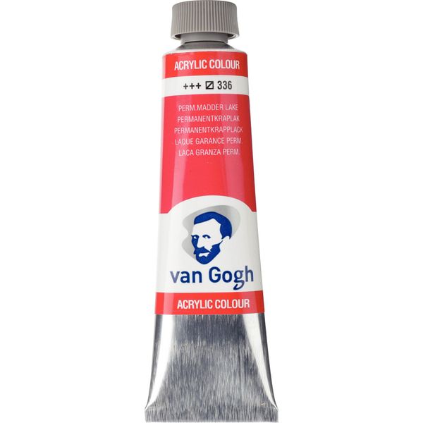 Van Gogh Acrilico Tubo 40 Ml Vernice Permanente Di Robbia 336-image