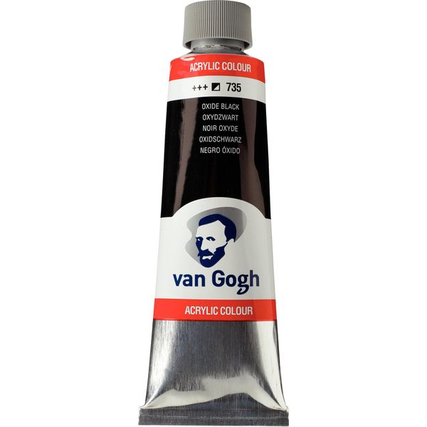 Van Gogh Colore Acrilico Tubo 150 Ml Nero Ossido 735-image
