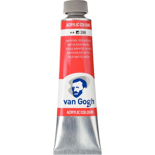 Van Gogh Tubo Di Colore Acrilico 40 Ml Rosso Naftolo Medio 396-image