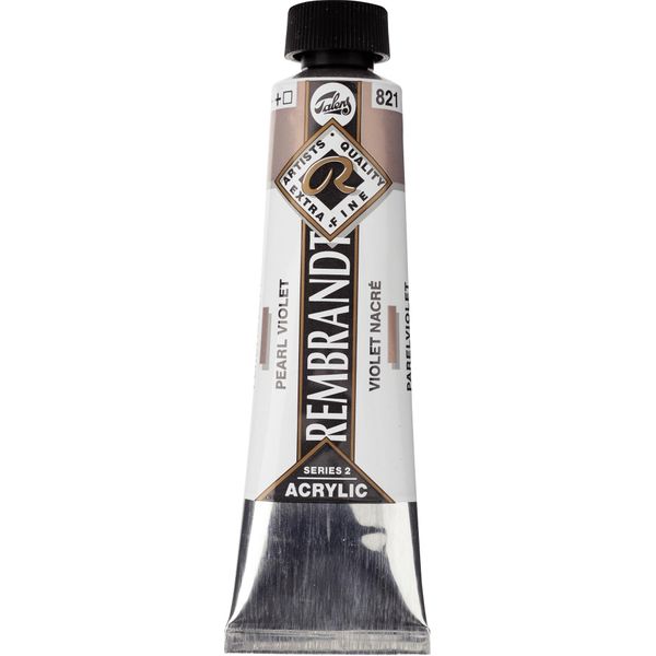 Rembrandt Colore Acrilico In Tubetto 40 Ml Viola Perlato 821-image