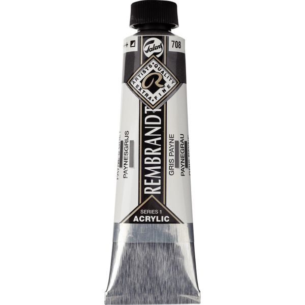Tubo Di Colore Acrilico Rembrandt 40 Ml Grigio Payne 708-image