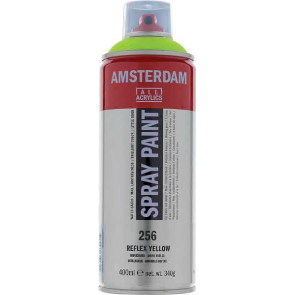 Amsterdam Vernice Spray Bomboletta Altamente Pigmentata 400 Ml Giallo Reflex 256-image