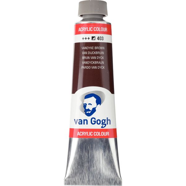 Tubo Di Colore Acrilico Van Gogh 40 Ml Vandyck Marrone 403-image