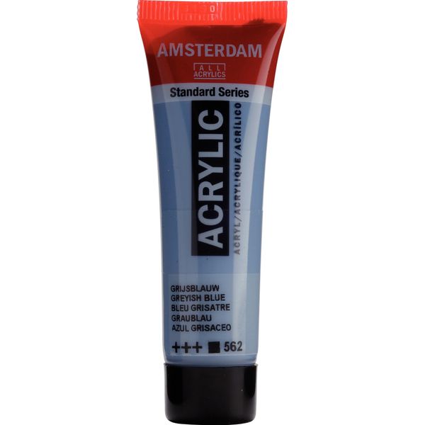 Amsterdam Serie Standard Tubo Di Vernice Acrilica 20 Ml Grigio Blu 562-image