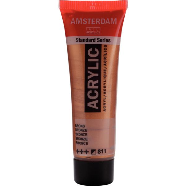 Amsterdam Serie Standard Tubo Di Vernice Acrilica 20 Ml Bronzo 811-image