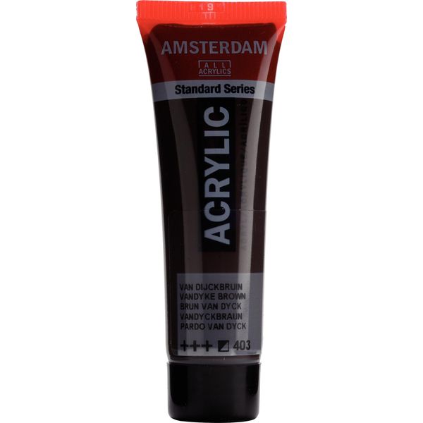Amsterdam Serie Standard Tubo Di Colore Acrilico 20 Ml Vandyck Marrone 403-image