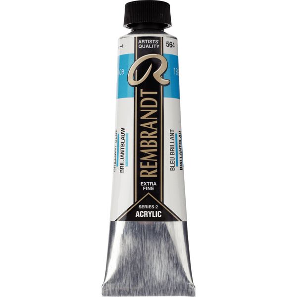 Rembrandt Tubo Di Colore Acrilico 40 Ml Blu Brillante 564-image
