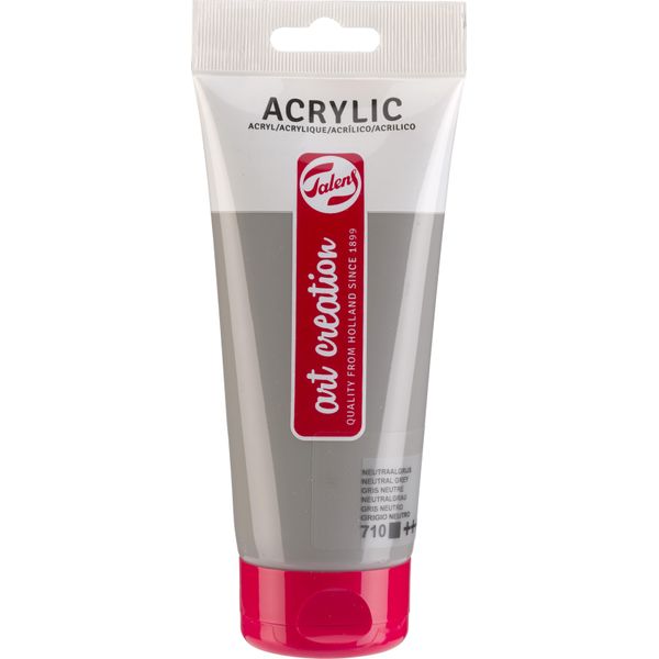 Talens Art Creation Vernice Acrilica In Tubetto 200 Ml Grigio Neutro 710-image