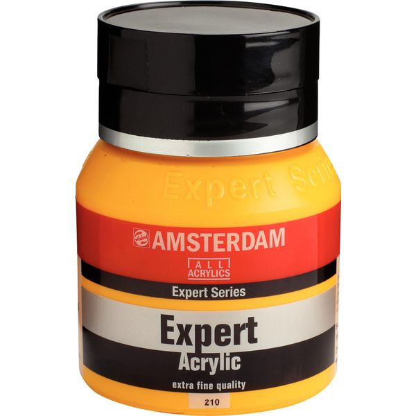 Amsterdam Serie Expert Flacone Di Colore Acrilico 400 Ml Giallo Cadmio Scuro 210-image