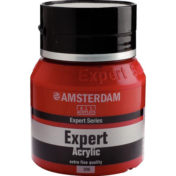 Amsterdam Serie Expert Flacone Di Colore Acrilico 400 Ml Rosso Cadmio Scuro 306-image