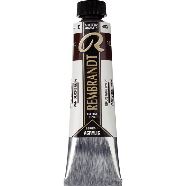 Tubo Di Colore Acrilico Rembrandt 40 Ml Vandyck Marrone 403-image