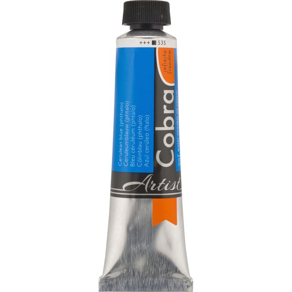 Cobra Artist Pittura Ad Olio Miscelabile Con Acqua In Tubetto 40 Ml Blu Cielo (Ftalato) 535-image