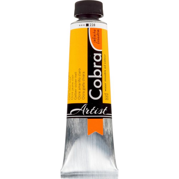 Cobra Artist Olio Miscibile All'acqua Tubo 40 Ml Giallo Ocra Chiaro 228-image
