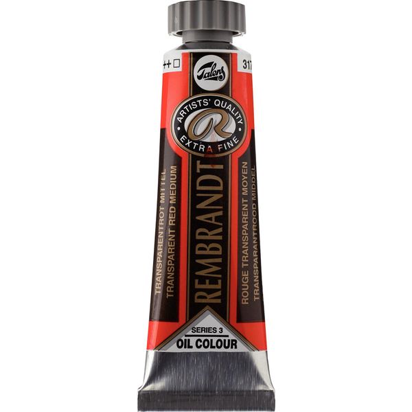 Rembrandt Colore Ad Olio In Tubetto 15 Ml Rosso Trasparente Medio 317-image